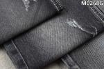 Twill Cotton Polyester Spandex Denim Fabric Sulfur Black With Sanforizing