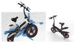 36V 10AH Folding Smart Bike , Fold Up Electric Bike Aluminium Alloy Frame