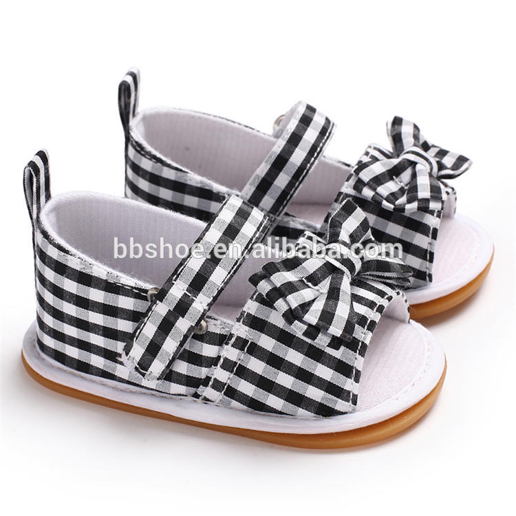 Free shipping Wholesale Rubber sole Anti-slip Outdoor Newborn toddler infant sandals
