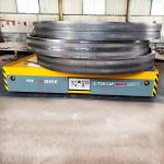 Steel Pipe Material Handling Trolley , 5 Tons Automatic Mold Transfer Car