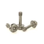 ZINC Finish 316 Stainless Steel Hex Flange Head Captive Screw for Heavy-Duty