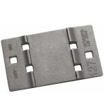 Ribbed Steel Rail Sole Plate And Base Plate Semi-finished Inspection