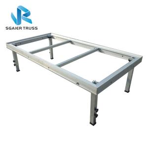 Quality Heavy Loading Outdoor Band Stage , Non Slip 2m X 1m Portable Stage Risers wholesale