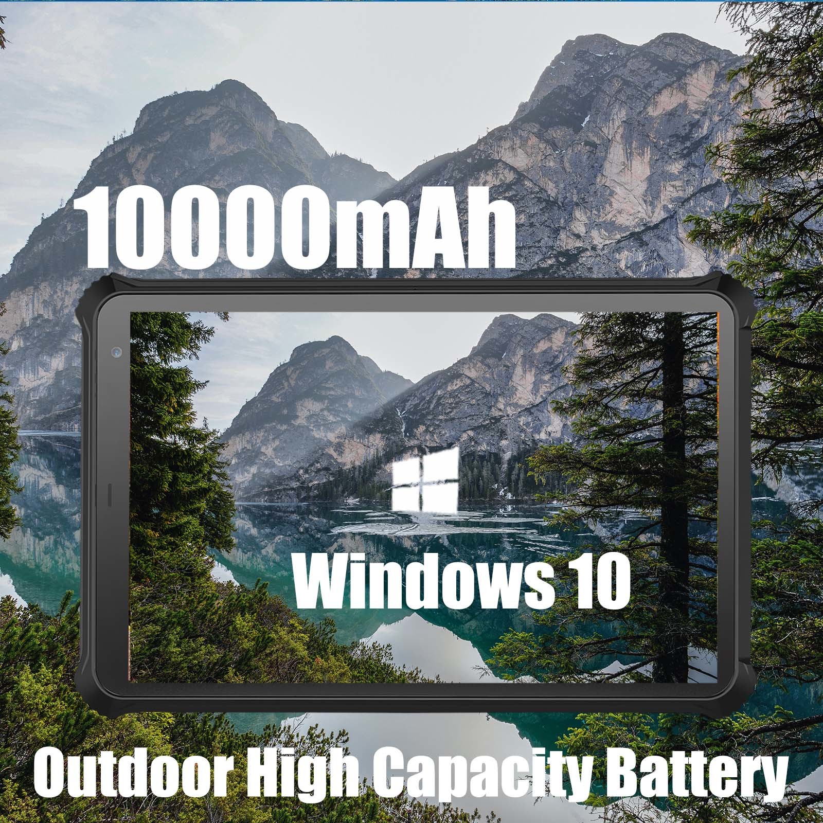 Weatherproof Industrial Rugged Notebook 8 Inch Windows Stable