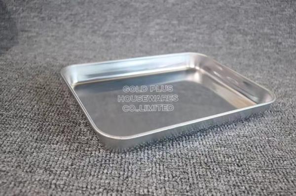Restaurant big size towel tray stainless steel medical tray with different size