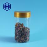Round Straight 300ml Airtight Plastic Jar Food Safe 116mm Height