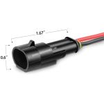 2Pin Way Waterproof Automotive Cable Wire Harness for Vehicle