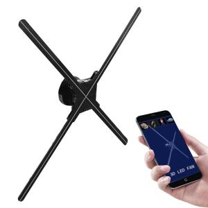 Quality Factory Direct 4 blade display 1920*1080 rotating 3D projector Holographic fan propeller wholesale