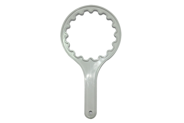 White 400G RO Membrane Housing Food Grade Plastic Durable PP Wrench