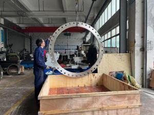 China Big Forged Flanges Stainless Steel Carbon Steel Brass Forged Flange on sale