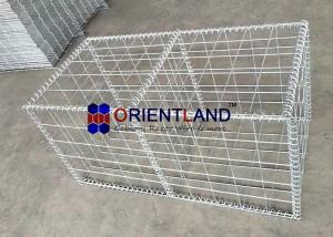 Quality Outdoor Decorations Creative Landscaping 4mm Gabion Stone Cages / Metal Gabions Cages wholesale