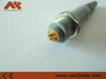 1P Pull Push 6Pin Plastic Plug Grey Shell Grey Sleeve for 5.00mm Cable Medical