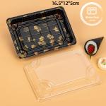 Custom Logo Restaurant Food Grade Disposable Sushi Trays For Fresh And Stylish