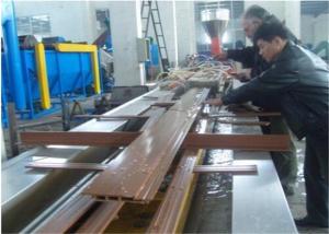 Quality Professional WPC Profile Production Line / Plastic Profile Extrusion Line wholesale