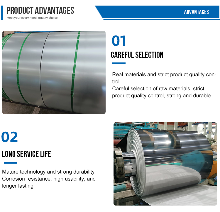 201 304 316L 409 410 430 301 310 Stainless Steel Strip Coil Cold Rolled AiSi Standard