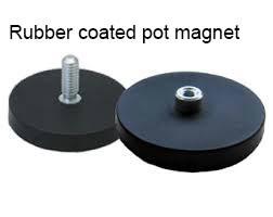 Quality D88 Rubber Coated Pot Neodymium Car Roof Magnets wholesale