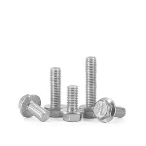 Quality M10 Flange Head Bolt with Hexagon Din6921 and Custom Standard Made of Stainless Steel wholesale