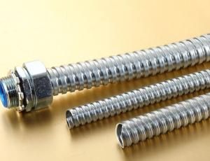 Quality 3/4&quot; Galvanized Metal Flexible Conduit Pipe , Flexible Metal Hose SGS Approval wholesale