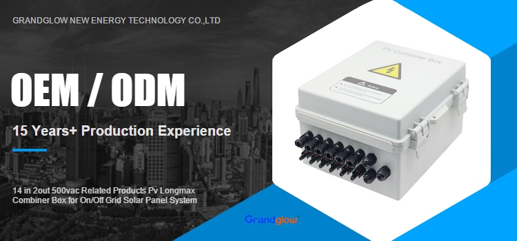 14 in 2out 500vac Related Products Pv Longmax Combiner Box for On/Off Grid Solar Panel System