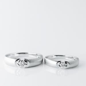 Quality Classic Elegant Simple Uncommon AU750 Couple Diamond Ring wholesale