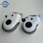 Poly TPR Rubber Universal Casters Wheel For Hospital Bed 5"