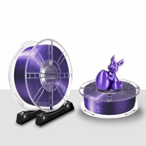 Quality Silk Violet PLA 3D Printer Filament Toughness Enhanced wholesale