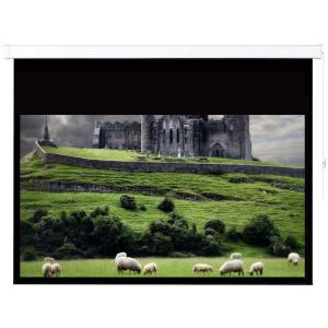 Quality 100&quot; 16:9 motorized electric projection projector screen HD 3D TV home theater grey matte wholesale