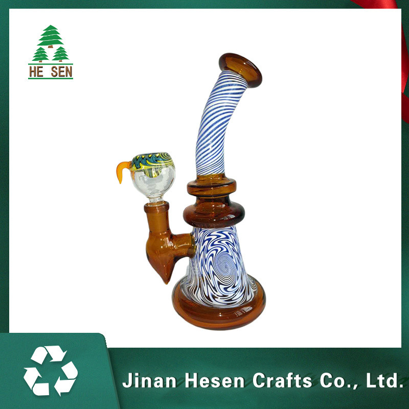 Irregular Mini Beaker Bubbler 8 Inch Borosilicate Glass Bongs