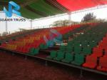 Outdoor Deluxe Aluminum Grandstand Bleacher Seating Equestrian Event Demountable