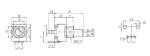rotary potentiometer, carbon potentiometer, 9mm potentiometer with insulated