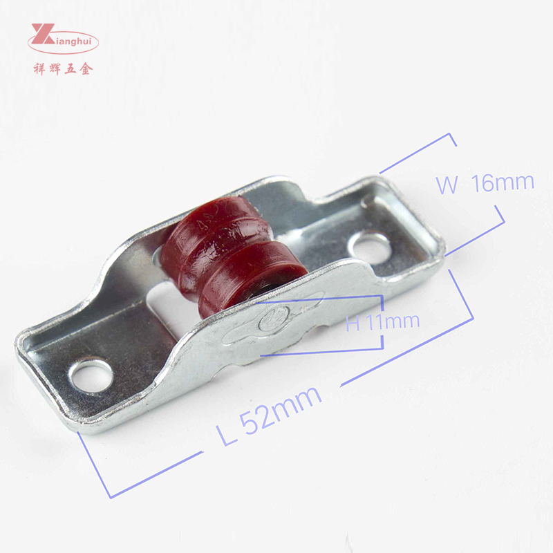 16mm Single Flat Roller UPVC Window Pulley for Modern Design Style Sliding Window