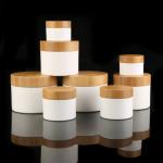 Pp Serum Eco Friendly Bamboo Lid Cosmetic Cream Jar
