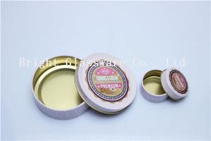 Quality prefect design gold tinplate jar with lid wholesale wholesale