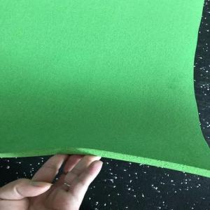 Quality Recycled Rubber Sports Flooring / Rubber Gym Flooring Rolls Solid Color wholesale