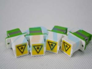 Quality Low Insertion Loss SC/APC Shutter Cassette Fiber Optic Adapter wholesale