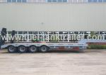 High End 80 Ton 4 Axle Low Bed Semi Trailer Non - Liftable Air Suspension