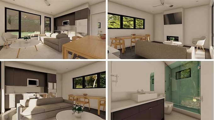 Prefab Garden Studio Light Steel Space A Frame Tiny Homes Portable Kit Homes