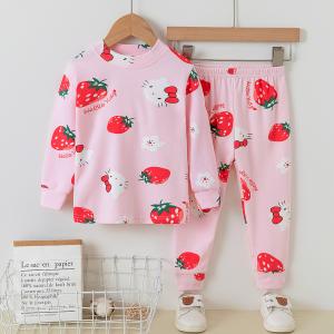 Quality Girls Comfort Cotton Kids Winter Night Suits / Air Conditioning Clothing wholesale