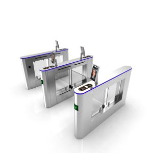 Quality SUS304 Construction Site Turnstile anti collision , Gym Access Control System Real Name wholesale