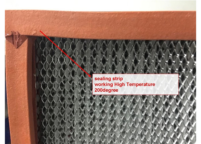 99.99% Box H13 And H14 HEPA Filters Galvanized Steel Frame