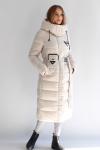 FODARLLOY 2022 puffer jacket ladies warm hooded cotton-padded clothes slim long