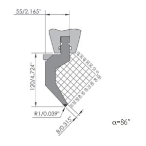 Quality Metallic Press Brake Punch And Die HRC48-HRC52 Press Brake Tooling wholesale