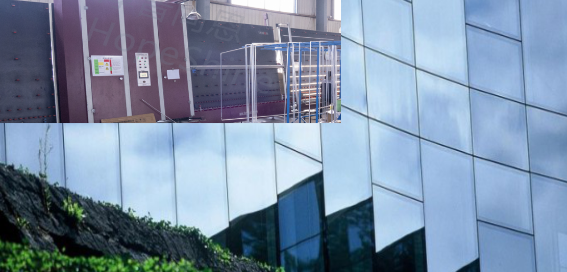 4mm 5mm 6mm Dark Blue Reflective Float Building Window Glass Sheet