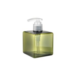 Quality Custom Color 250ml PETG Bottle Green Pump Bottle for Shampoo and Lotion wholesale