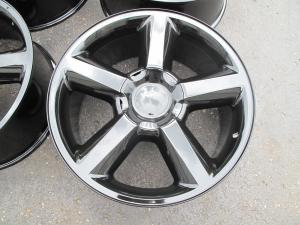 Quality Black 5308 20&quot; Chevrolet Replica Wheels Rims Silverado Tahoe Suburban Gmc Factory Spec wholesale