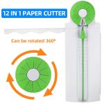Good 463*165*33mm ABS Multifunction Paper Cutter DIY Craft Safety Circle Paper