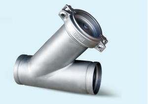Quality Stainless Steel Grooved Fittings / Stainless Steel Y - Type Trench Water Filter wholesale