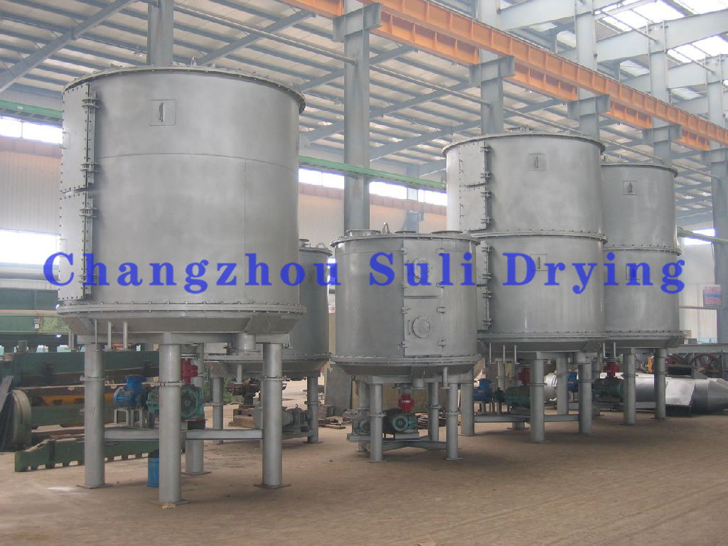 Conductive Continuous Dryer For Uniformly Heated Powder And Granular Materials
