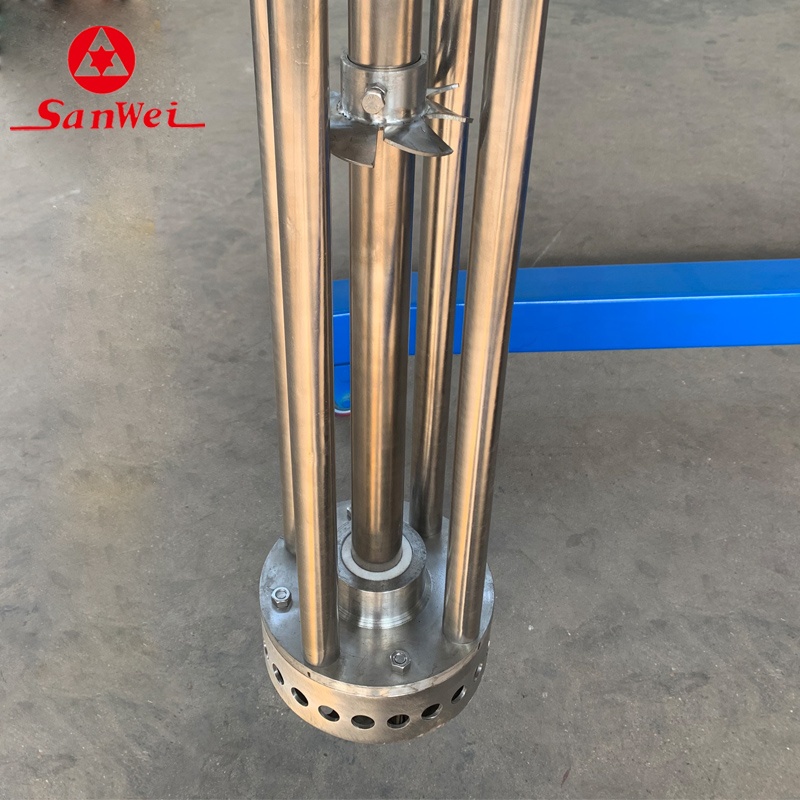 15 kW High Shear Lifting Homogenizer Emulsifying Mixer for Cosmetic Cream Soap