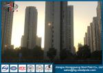 Longlife Steel Singe / Double Arm Street Lighting Pole For High Way Lighting